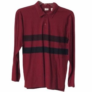 Covington boy’s longsleeve red with blue horizontal stripes. NWOT Size XL
